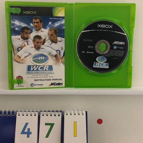 WCR World Championship Rugby Xbox Original Game + Manual PAL - Trippy Trades 