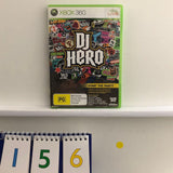 DJ Hero Xbox 360 Game + Manual PAL