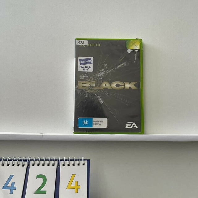 Black Xbox Original Game + Manual PAL oz424 - Trippy Trades 