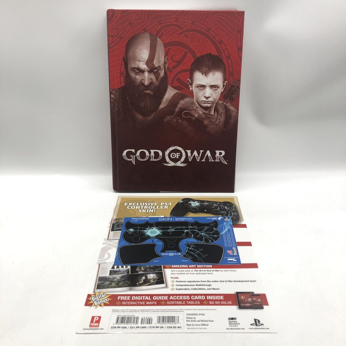 God of War Strategy Guide Collector’s Guide by Prima Games + Controller Sticker - Trippy Trades 