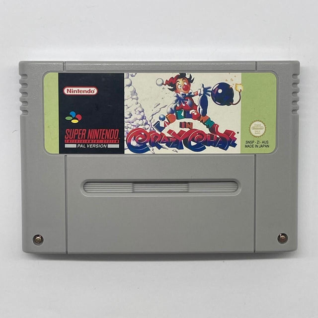 Kid Clown in Crazy Chase Super Nintendo SNES Game Cartridge PAL - Trippy Trades 