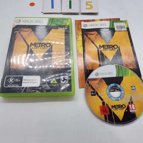 Metro Last Light Xbox 360 Game + Manual PAL - Trippy Trades 