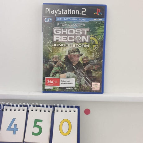 Tom Clancy's Ghost Recon Jungle Storm PS2 Playstation 2 Game + Manual  PAL - Trippy Trades 