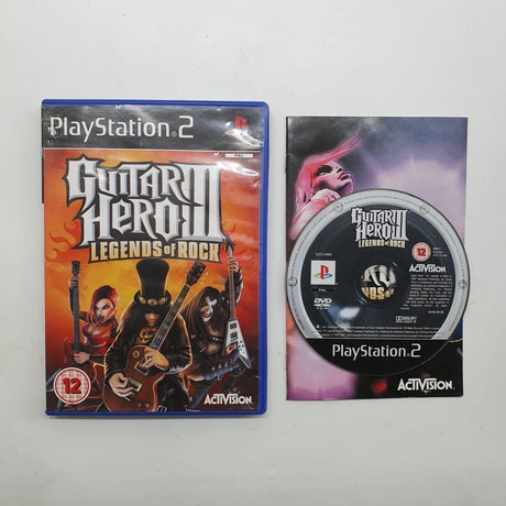 Guitar Hero 3 III Legends Of Rock PS2 Playstation 2 Game + Manual PAL 28j4 - Trippy Trades 