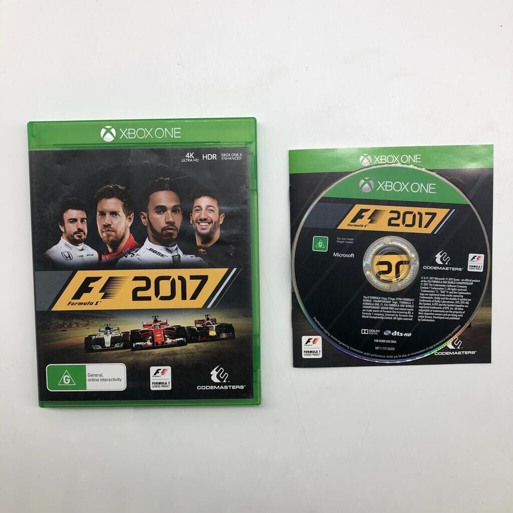 F1 2017 Special Edition Xbox one Game + Manual PAL 24d3 - Trippy Trades 