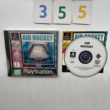 Air Hockey PS1 Playstation 1 Game + Manual PAL - Trippy Trades 