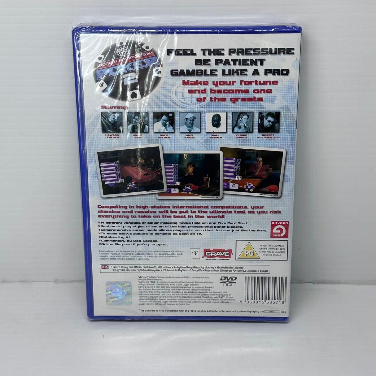 World Championship Poker 2 II PS2 Playstation 2 Game Brand New SEALED - Trippy Trades 