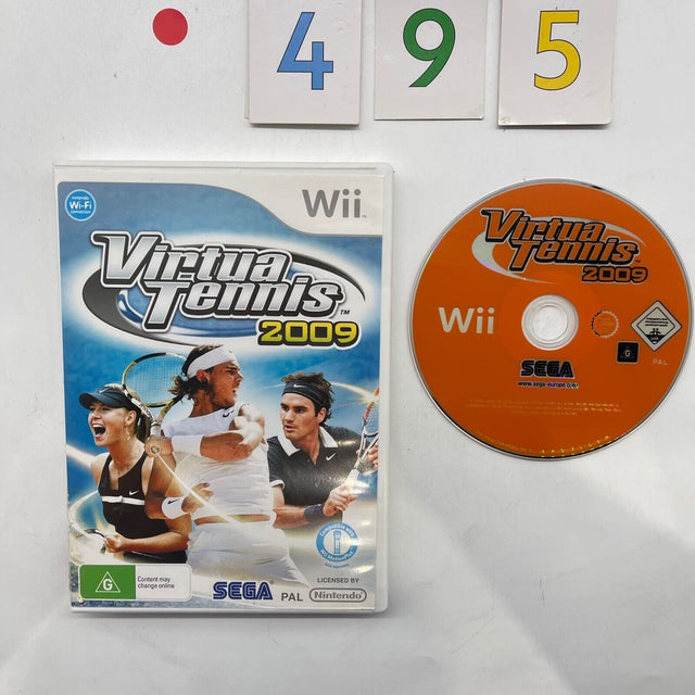 Virtua Tennis 2009 Nintendo Wii Game PAL - Trippy Trades 