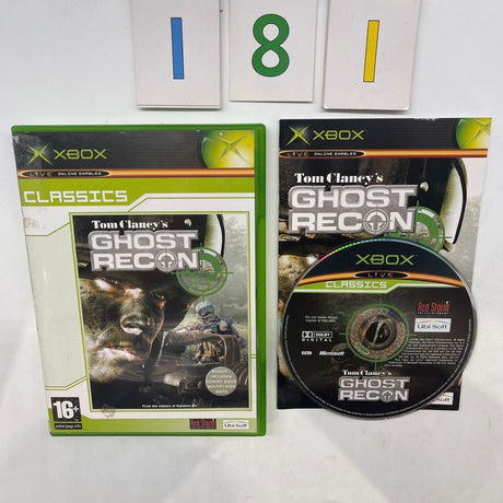 Tom Clancy's Ghost Recon Xbox Original Game + Manual PAL - Trippy Trades 