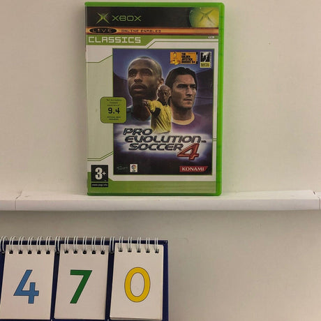 Pro Evolution Soccer 4 PES 4 Xbox Original Game + Manual PAL - Trippy Trades 