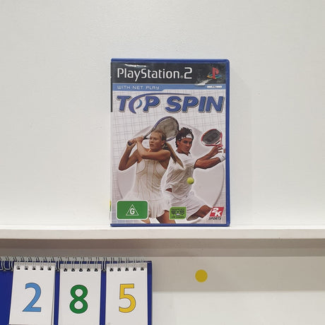 Top Spin PS2 PlayStation 2 game + manual PAL - Trippy Trades 