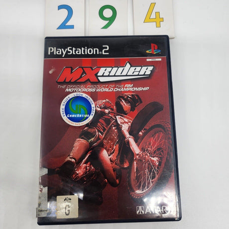 MX Rider PS2 Playstation 2 Game + Manual PAL - Trippy Trades 