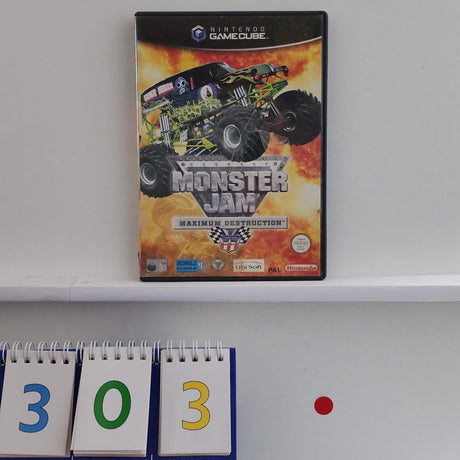 Monster Jam Maximum Destruction Nintendo Gamecube Game + Manual PAL - Trippy Trades 