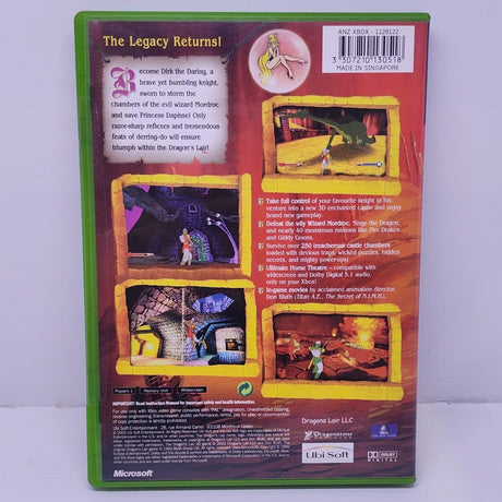 Dragon's Lair 3D Return to the Lair Xbox Original Game Brand New SEALED - Trippy Trades 