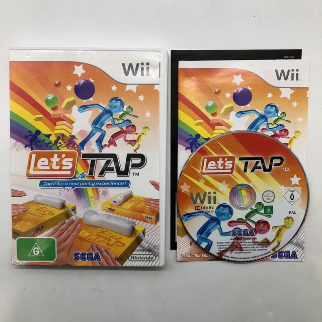 Let's Tap Nintendo Wii Game + Manual PAL - Trippy Trades 