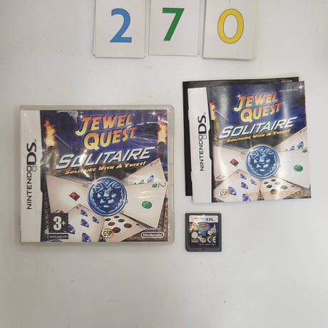 Jewel Quest Solitaire Nintendo DS Game + Manual oz270 - Trippy Trades 