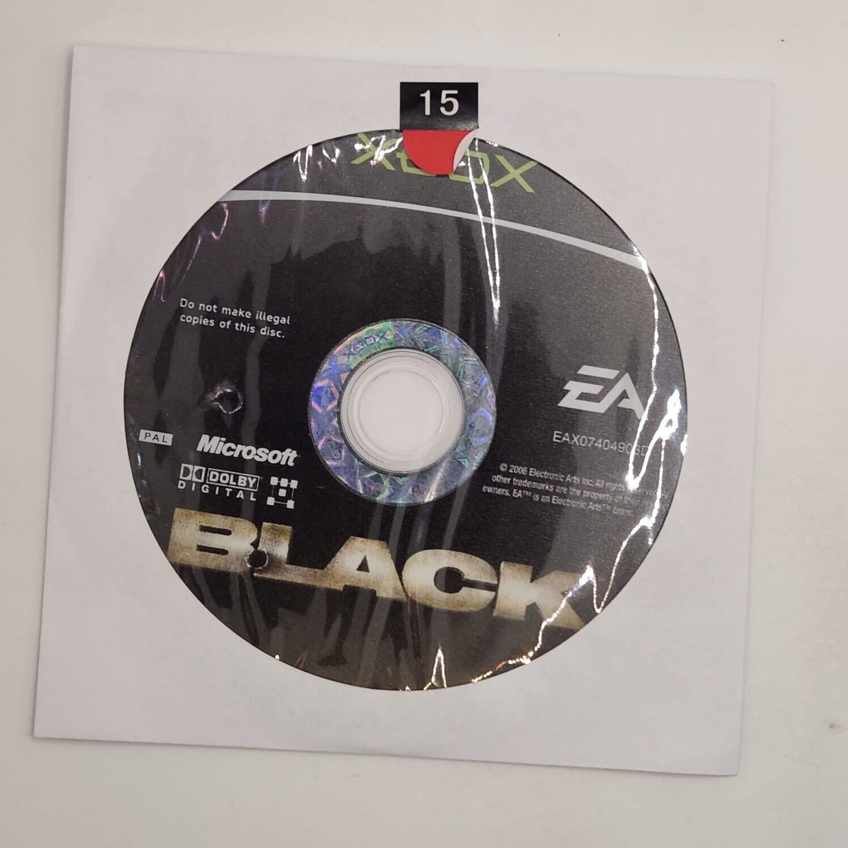 Black Xbox Original Game Disc Only r15 - Trippy Trades 