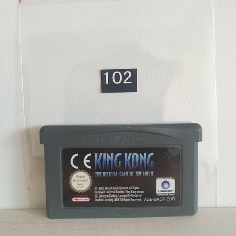 King Kong The Official Game Of The Movie Gameboy Advance GBA Game PAL - Trippy Trades 