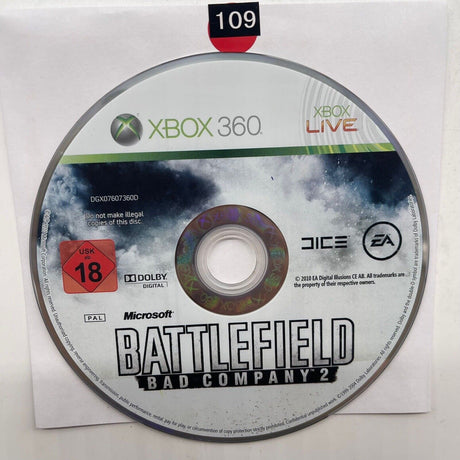 Battlefield Bad Company 2 II Xbox 360 Game Disc Only - Trippy Trades 