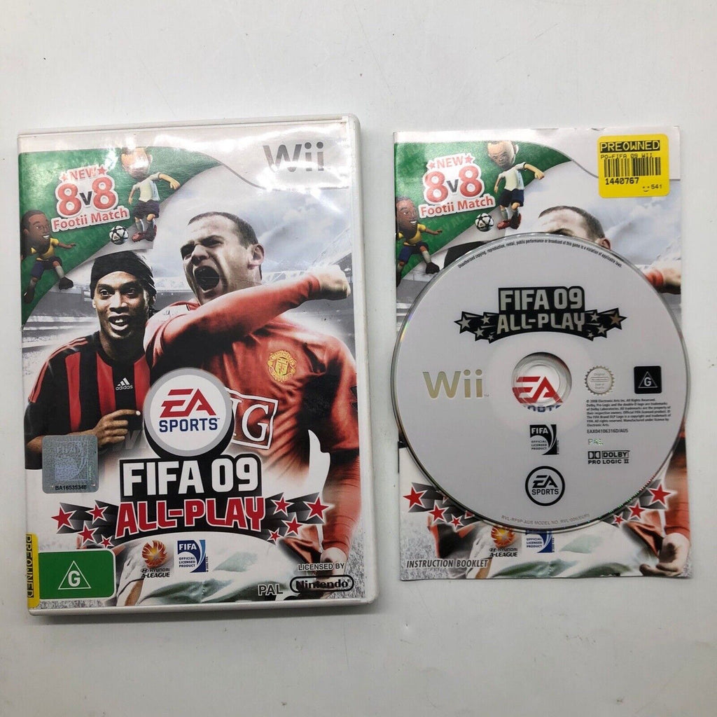 FIFA 09 All Play Nintendo Wii Game - PAL