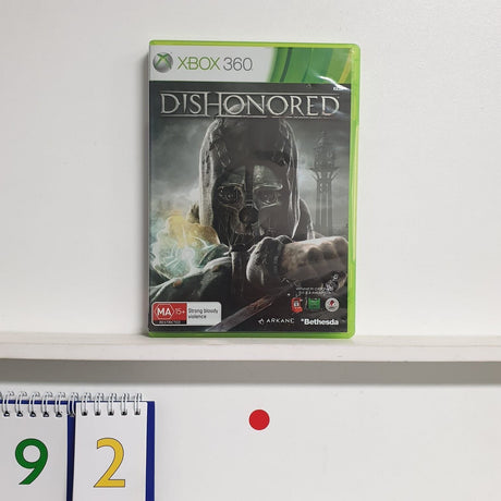 Dishonored Xbox 360 game + manual pal - Trippy Trades 