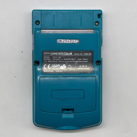 Nintendo Gameboy Color/Colour Teal Blue Console - Trippy Trades 