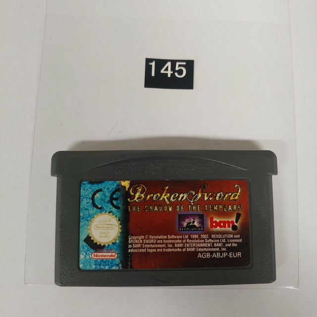 Broken Sword The shadow of the Templars Gameboy Advance GBA Game - Trippy Trades 