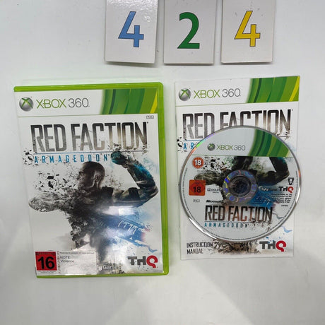 Red Faction Armageddon Xbox 360 Game + Manual PAL - Trippy Trades 