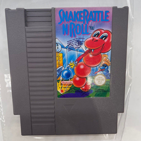 Snake Rattle N Roll Nintendo Entertainment System NES Game PAL - Trippy Trades 