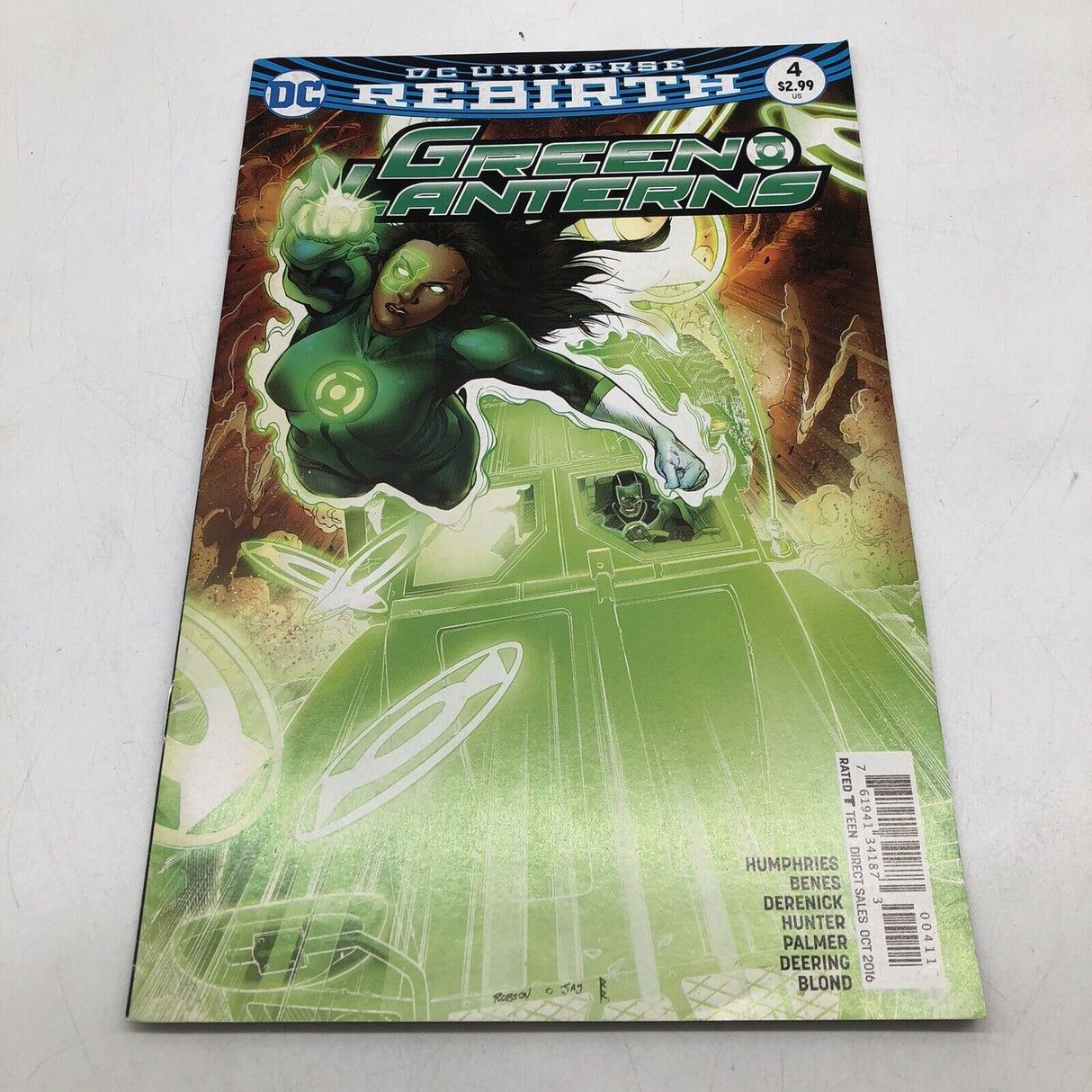 Green Lanterns #4 Dc Comic Book - Trippy Trades 