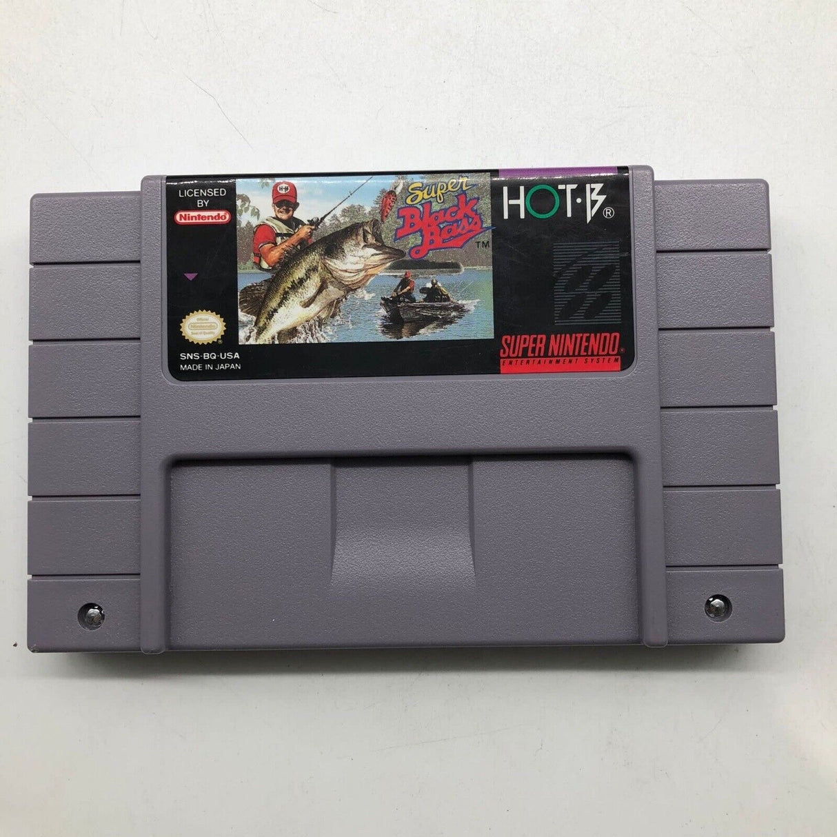 Super Black Bass Super Nintendo SNES Game Boxed + NTSC U/C Manual r17 - Trippy Trades 