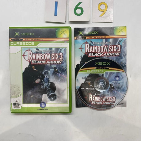 Rainbow Six 3 III Black Arrow Xbox Original Game + Manual PAL - Trippy Trades 