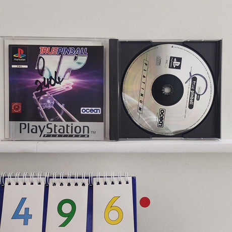 True Pinball PS1 Playstation 1 Game + Manual PAL r496 - Trippy Trades 