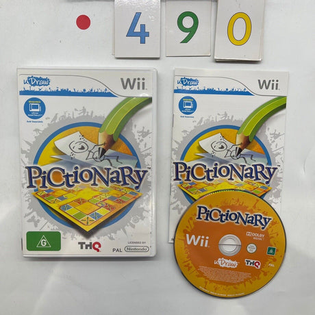 Pictionary Nintendo Wii Game + Manual PAL - Trippy Trades 