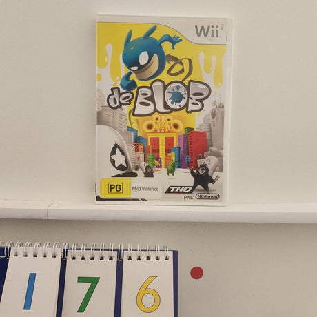 De Blob Nintendo Wii Game + Manual PAL - Trippy Trades 