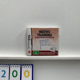 Maths Training Hundred Cell Method Nintendo DS Game + Manual oz200 - Trippy Trades 