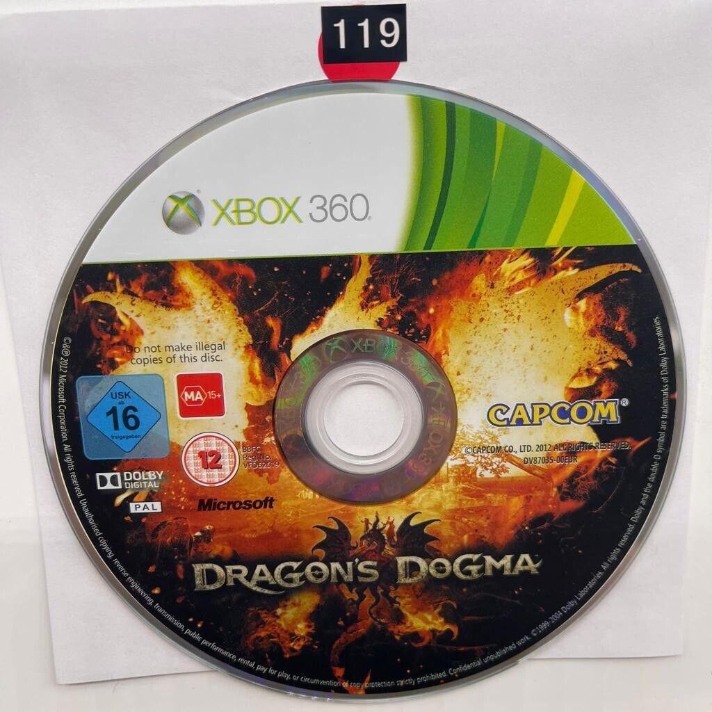 Dragon's Dogma Xbox 360 Game Disc Only