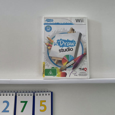 U Draw Studio Nintendo Wii Game + Manual PAL - Trippy Trades 