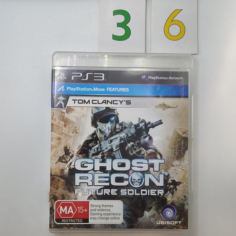 Tom Clancy's Ghost Recon Future Soldier  PS3 Playstation 3 Game + Manual - Trippy Trades 