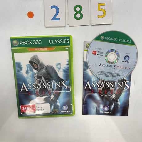 Assassins Creed Xbox 360 Game + Manual PAL - Trippy Trades 