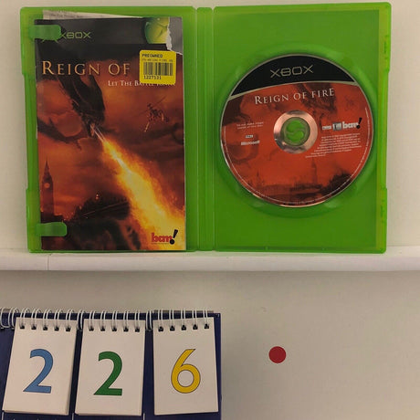 Reign Of Fire Xbox Original Game + Manual PAL - Trippy Trades 