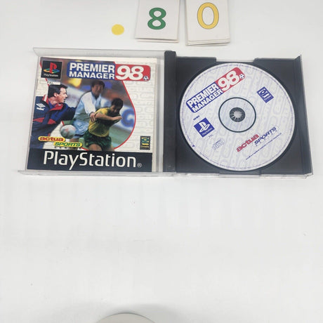 Premier Manager 98 PS1 Playstation 1 Game + Manual PAL - Trippy Trades 