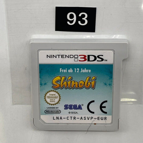 Shinobi Nintendo 3DS Game Cartridge PAL - Trippy Trades 