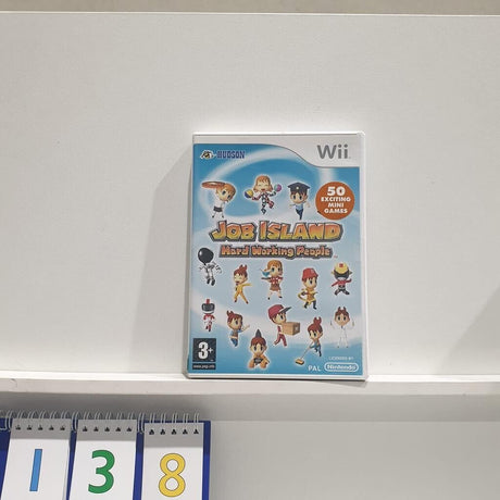 Job Island Hard Working People Nintendo Wii game + manual PAL - Trippy Trades 