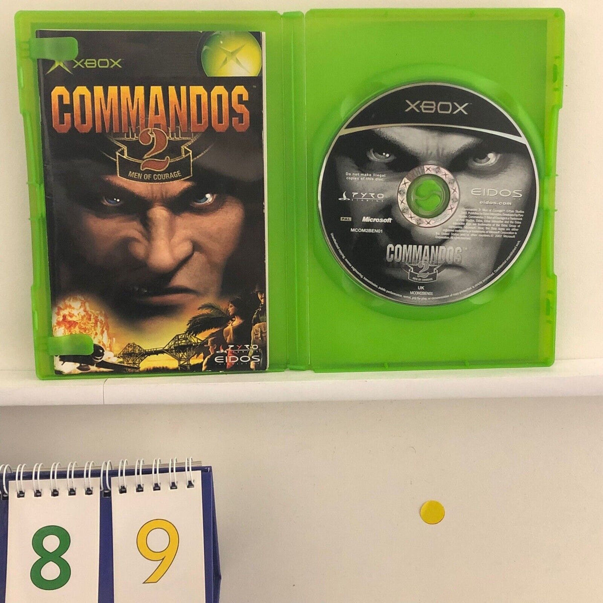 Commandos 2 II Men Of Courage Xbox Original Game + Manual PAL - Trippy Trades 