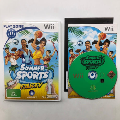 Summer Sports Party Nintendo Wii Game + Manual PAL - Trippy Trades 