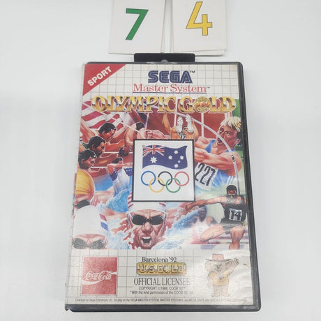 Olympic Gold Sega Master System Game PAL - Trippy Trades 