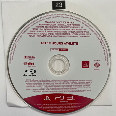 PUMA After Hours Athletes PS3 Playstation 3 Game Promo Only - Trippy Trades 