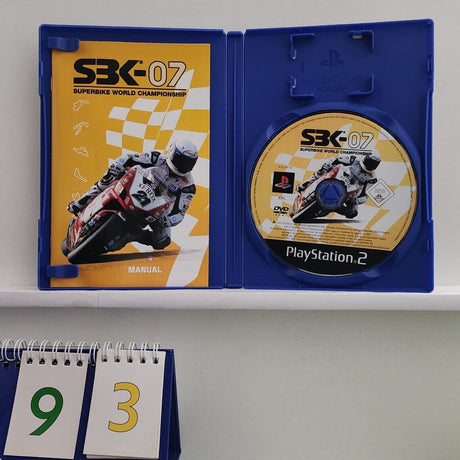 SBK-07 Superbike World Championship PS2 Playstation 2 Game + Manual PAL - Trippy Trades 