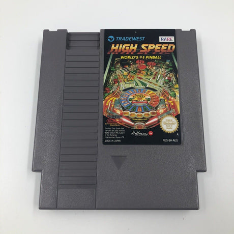 High Speed World's #1 Pinball Nintendo Entertainment System NES Game PAL - Trippy Trades 